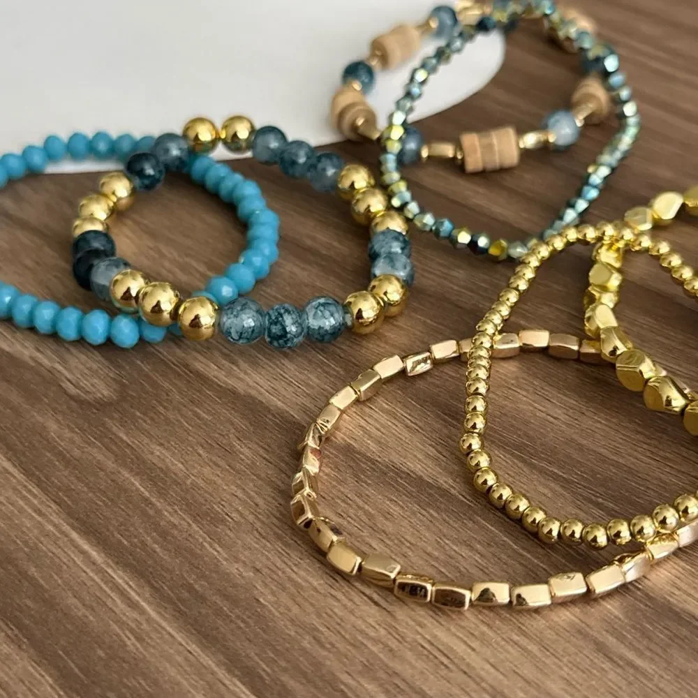 Boho Beaded Bracelet Set Q84